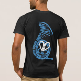 Humppa Liebe Blue2 unterstützen dunklen OM T - T-Shirt