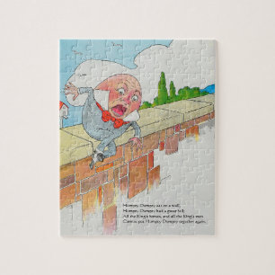 Humpty Dumpty auf Wall Mother Gänse Kinderzimmer R Puzzle
