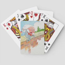 Humpty Dumpty auf Wall Mother Gänse Kinderzimmer R Spielkarten