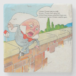 Humpty Dumpty auf Wall Mother Gänse Kinderzimmer R Steinuntersetzer