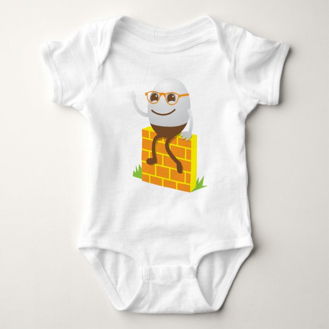 Humpty Dumpty Baby Strampler (Vorderseite)
