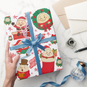 Humpty Dumpty Christmas Niedlich Geschenkpapier