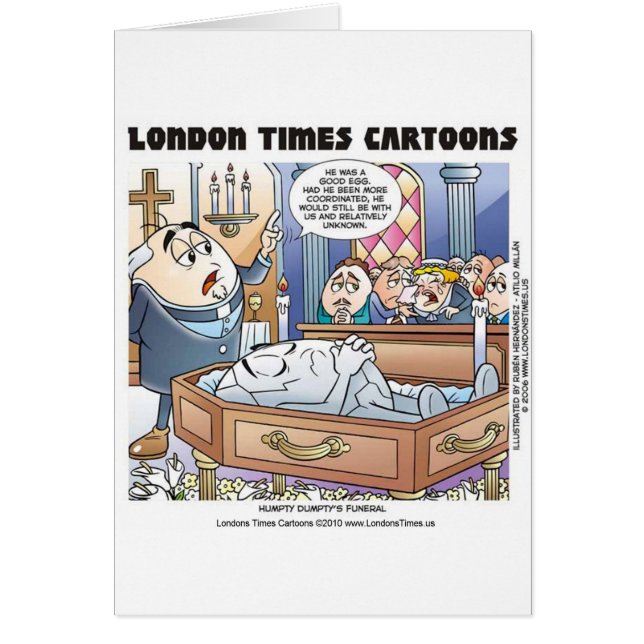 Humpty Dumpty Funeral Funny Gifts T-Shirts sammeln (Vorne)