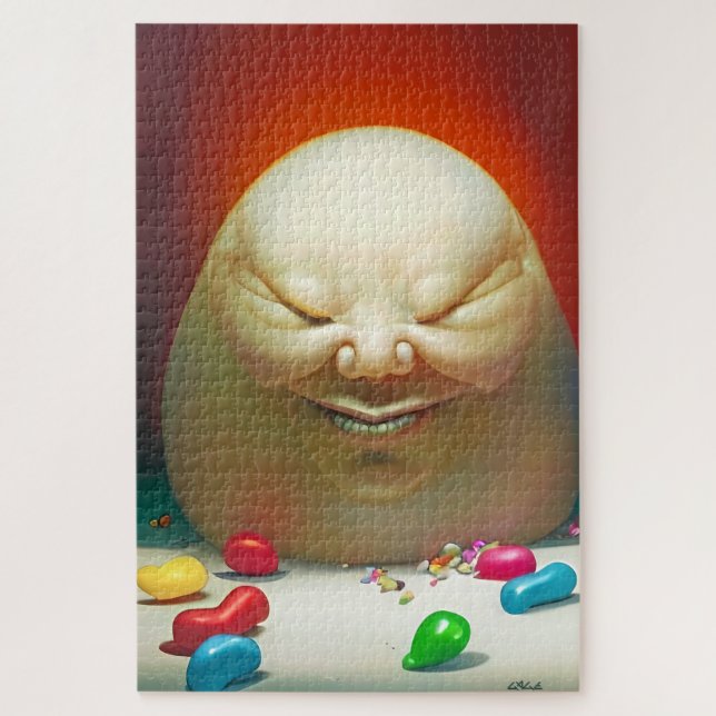 Humpty Dumpty Had a Great Jelly Bean Collection Puzzle (Vertikal)