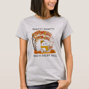 Humpty Dumpty hatte einen großen Fall-Erntedank T-Shirt