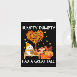 Humpty Dumpty hatte einen großen Fall Froher Herbs Karte