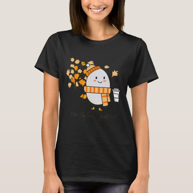 Humpty Dumpty hatte im Herbst einen großen Fall Er T-Shirt (Vorderseite)