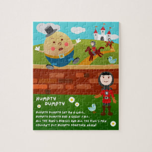 Humpty Dumpty Kinderreim-Puzzle Puzzle