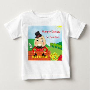 Humpty Dumpty Kinderzimmer Rhyme Niedlich Personal Baby T-shirt