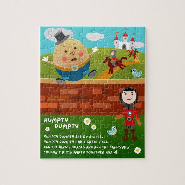 Humpty Dumpty Nursery Rhyme Puzzle (Vertikal)