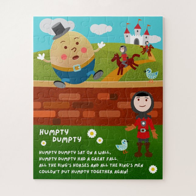 Humpty Dumpty Nursery Rhyme Puzzle (Vertikal)