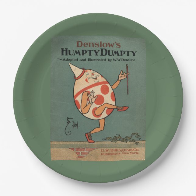 Humpty Dumpty Paper Plate Pappteller (Vorderseite)