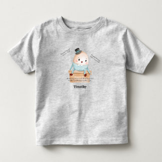 Humpty Dumpty Personalisiert Kleinkind T-shirt