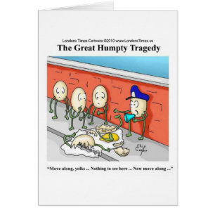 Humpty Dumpty Polizei-Ermittlung Lustige Geschenke