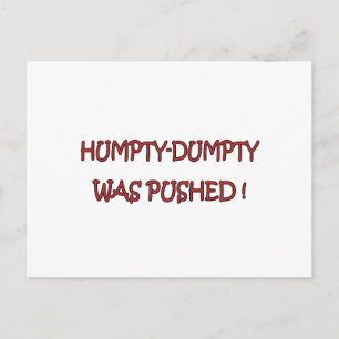 Humpty Dumpty Postkarte