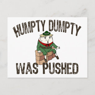 Humpty Dumpty Postkarte