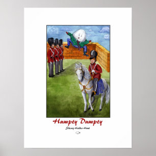 Humpty Dumpty Print Poster