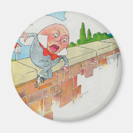 Humpty Dumpty saß an einer Wand Magnet