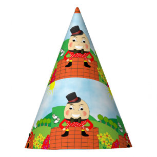 Humpty Dumpty Themed Kindergeburtstag Party Editab Partyhütchen