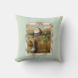 Humpty Dumpty und Alice Kissen