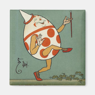 Humpty Dumpty, Vintages Gänse-Kinderzimmer Rhyme Magnet