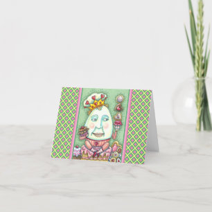 HUMPTY KING, HEARTS & CONFEKECTS, VALENTINE Blank Karte