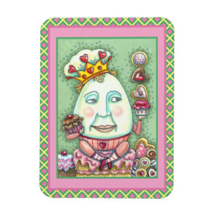 HUMPTY KING OF HEARTS AND CONFECTIONS, VALENTINE MAGNET