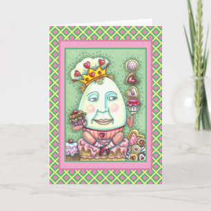 HUMPTY KING OF HEARTS AND CONFEKECTS, VALENTINE FEIERTAGSKARTE