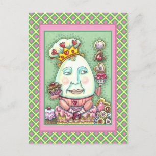 HUMPTY KING OF HEARTS AND CONFEKECTS, VALENTINE FEIERTAGSPOSTKARTE