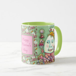 HUMPTY KING OF HEARTS AND CONFEKECTS, VALENTINE TASSE