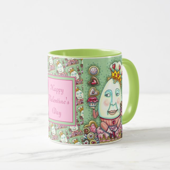HUMPTY KING OF HEARTS AND CONFEKECTS, VALENTINE TASSE (VorderseiteRechts)