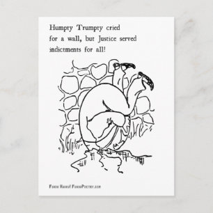 Humpty Trumpty Postcard Postkarte