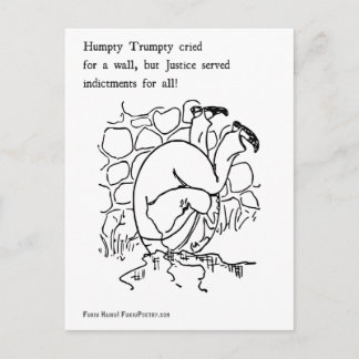 Humpty Trumpty Postcard Postkarte