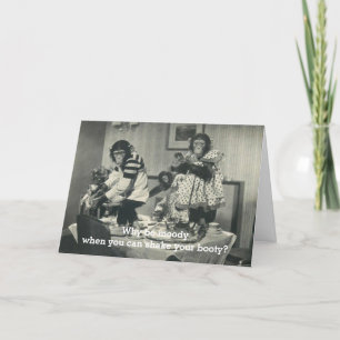 Humsive Affenkarte Karte