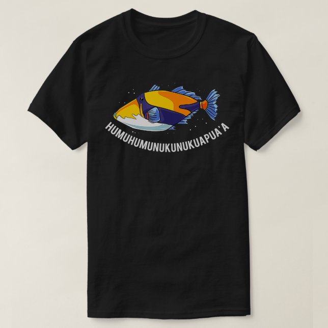 Humuhumunukunukuapua'a Hawaiian Staat Fish  T-Shirt (Design vorne)