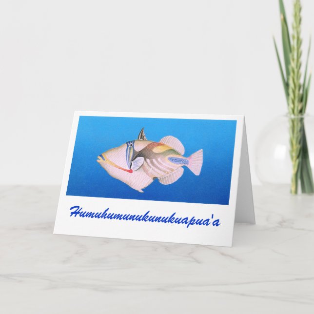 Humuhumunukunukuapua'a Karte (Vorderseite)