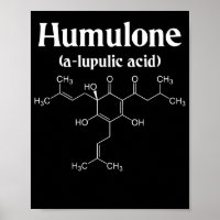 Humulone Molecule Geeky Beer Brewing Science