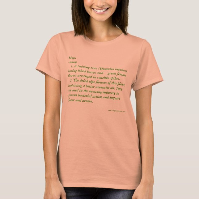 Humulus lupulus T-Shirt (Vorderseite)