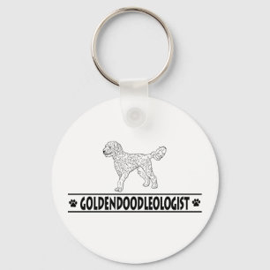 Humurer Goldendoodle Schlüsselanhänger