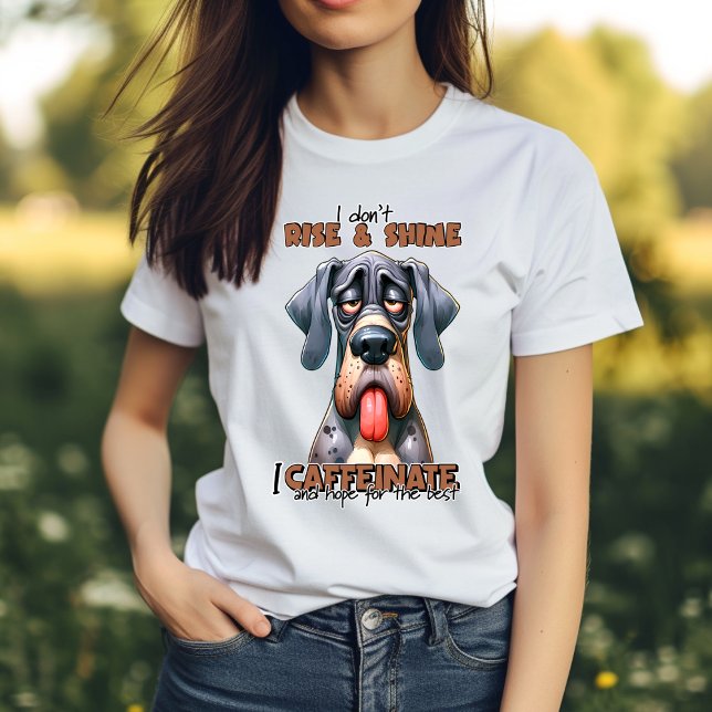 Humurer Hund: Der lustige Hund Typografischer T -  T-Shirt (Von Creator hochgeladen)