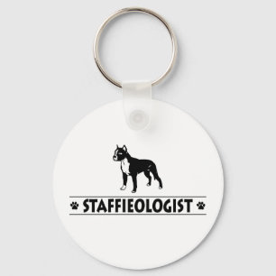 Humurer Staffordshire Bull Terrier Schlüsselanhänger