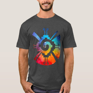 Hunab Ku Aztec Mayan Galaxy Symbol T-Shirt