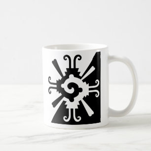 Hunab Ku-Black und White Kaffeetasse