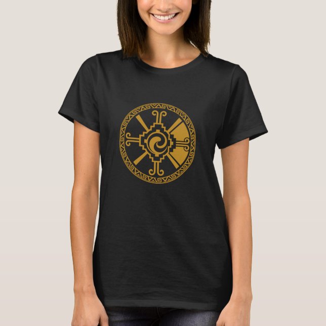 Hunab Ku - Maya-Gottheit T-Shirt (Vorderseite)