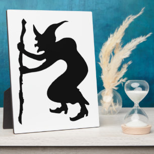 HUNCHBACK HALLOWEEN WITCH FOTOPLATTE