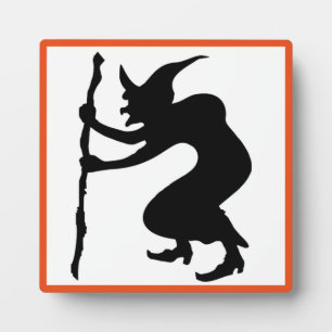 HUNCHBACK HALLOWEEN WITCH FOTOPLATTE