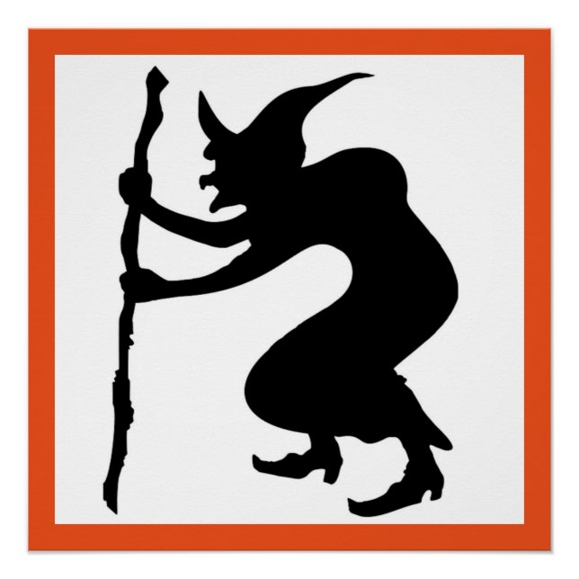 HUNCHBACK HALLOWEEN WITCH POSTER (Vorderseite)