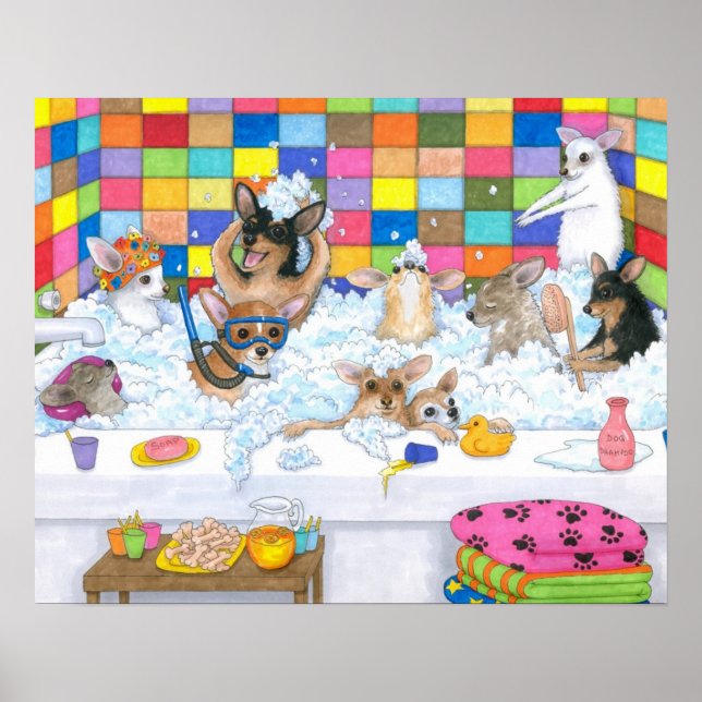 Hund 121 Chihuahua Poster (Vorne)