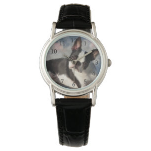 Hund 150 Boston Terrier Armbanduhr