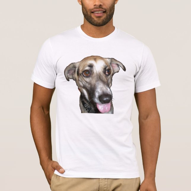 Hund 2,Bella Leinwand T - Shirt (Angepasst) (Vorderseite)
